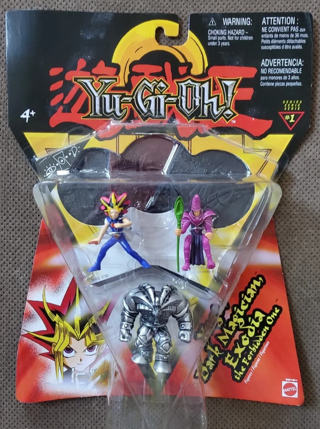 3-Pack DARK MAGICIAN, YUGI, EXODIA  - Mattel Figure - Photo 1