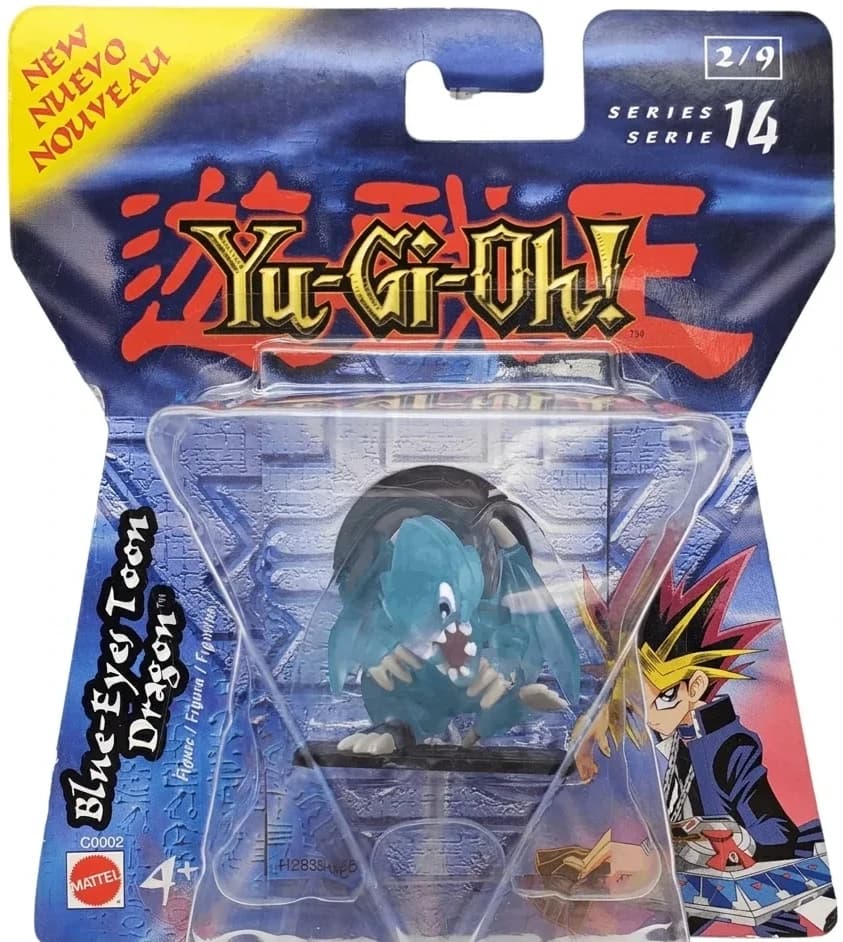 Blue Eyes Toon Dragon  - Mini 14 by Mattel Yu-Gi-Oh Figure - Photo 1