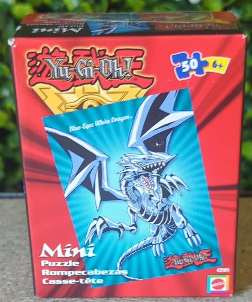 Blue-Eyes White Dragon Mini - Puzzle Animation Collectible by Mattel Yu-Gi-Oh Figure - Photo 1
