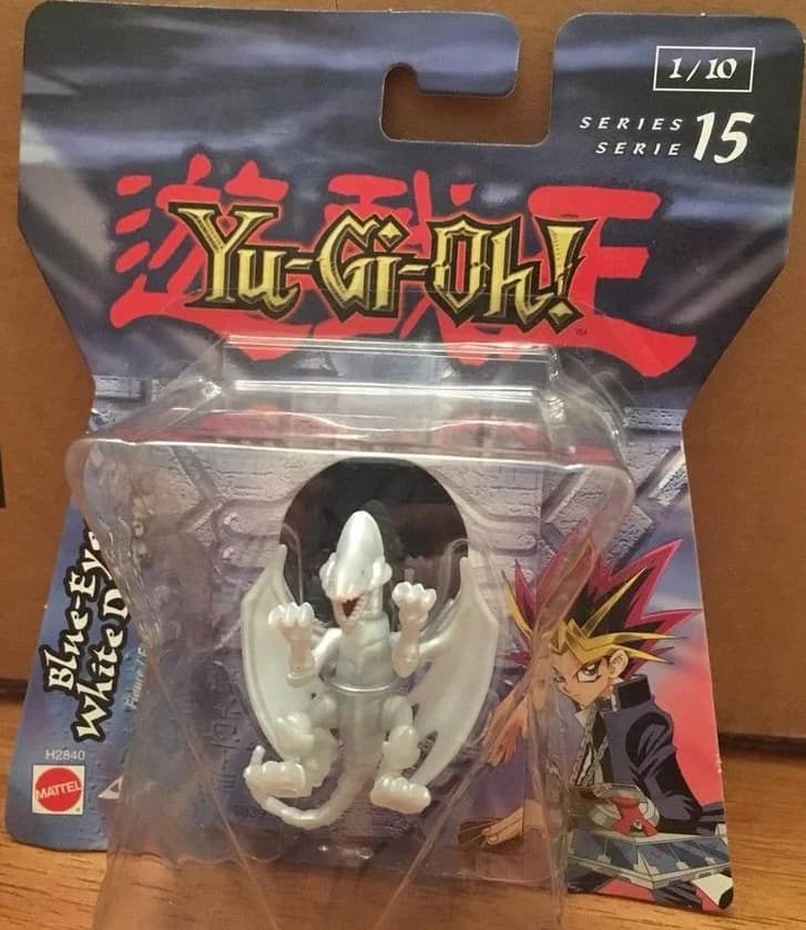 Blue Eyes White Dragon - Mini 15 by Mattel Yu-Gi-Oh Figure - Photo 1