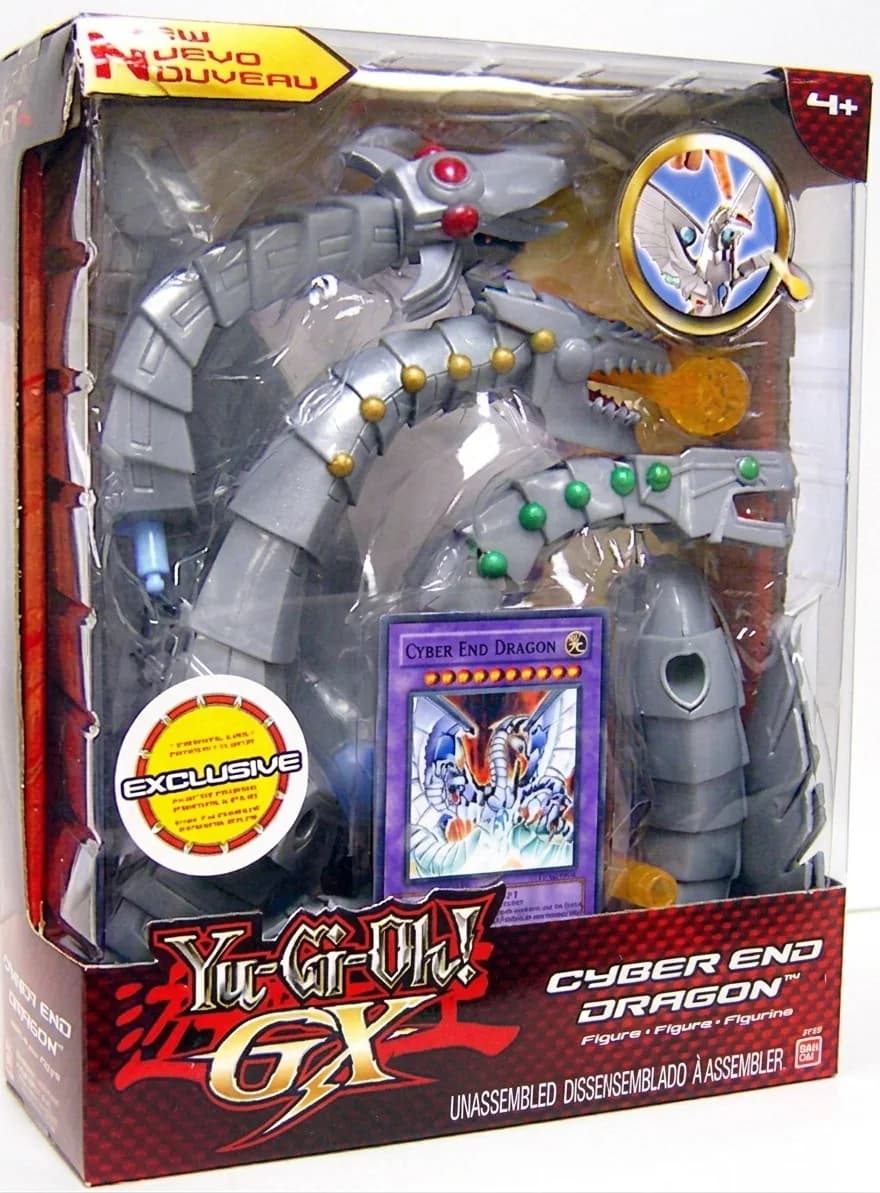 Cyber End Dragon - Mattel Action Figure promotional cards Series 2 by Mattel Yu-Gi-Oh Figure - Photo 1