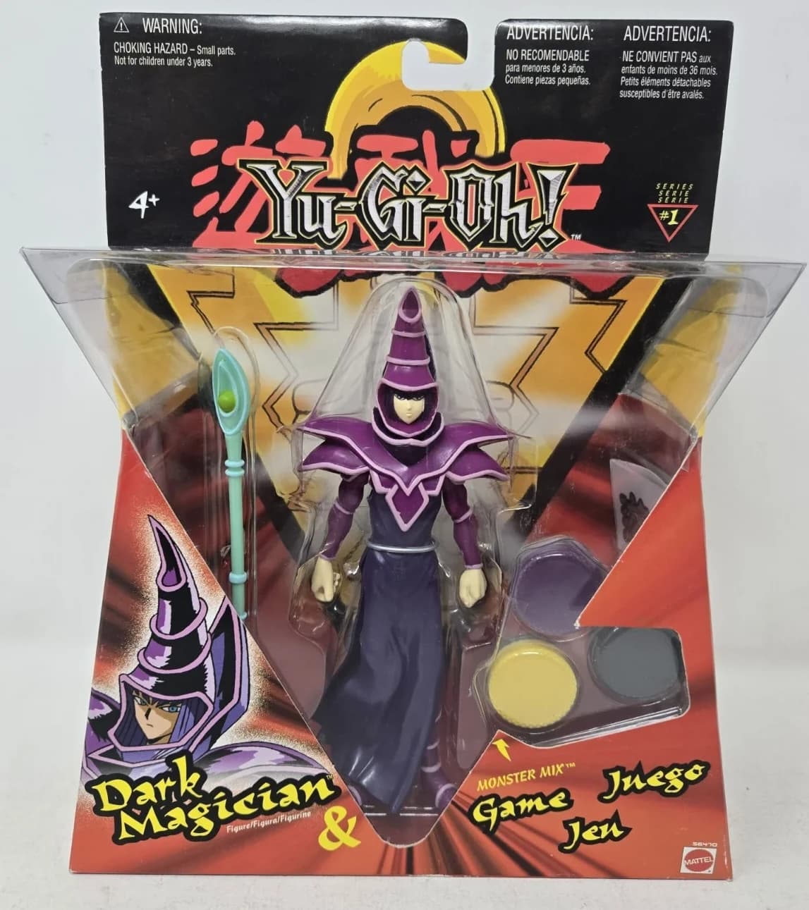 DARK MAGICIAN  - Action Figures Series 1 by Mattel Yu-Gi-Oh Figure - Photo 1