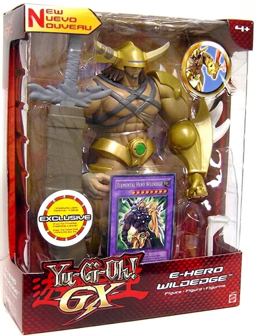 Elemental HERO Wildedge - Mattel Action Figure promotional cards Series 2 by Mattel Yu-Gi-Oh Figure - Photo 1