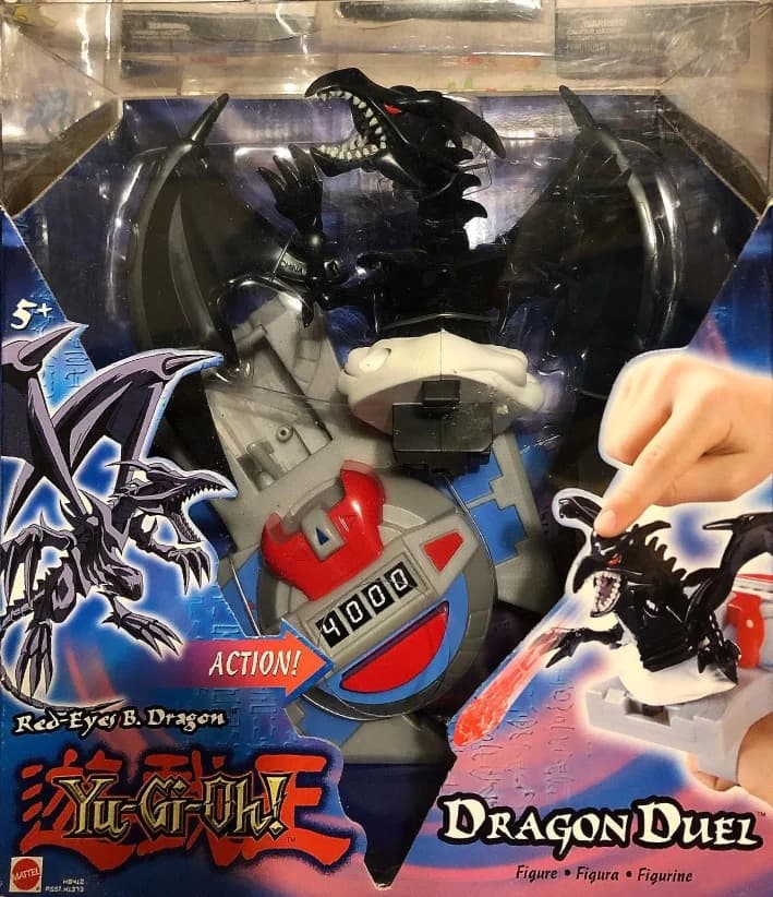 Red-Eyes Black Dragon - Dragon Duel by Mattel Yu-Gi-Oh Figure - Photo 1