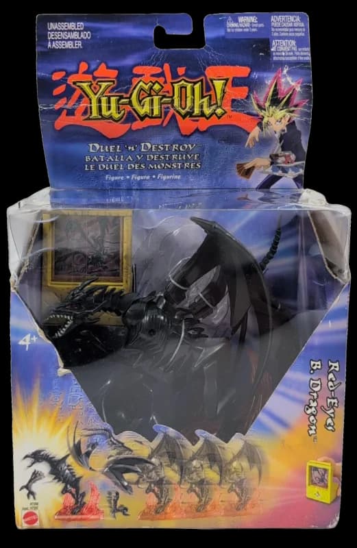 Red Eyes Black Dragon - Duel 'N Destroy by Mattel Yu-Gi-Oh Figure - Photo 1