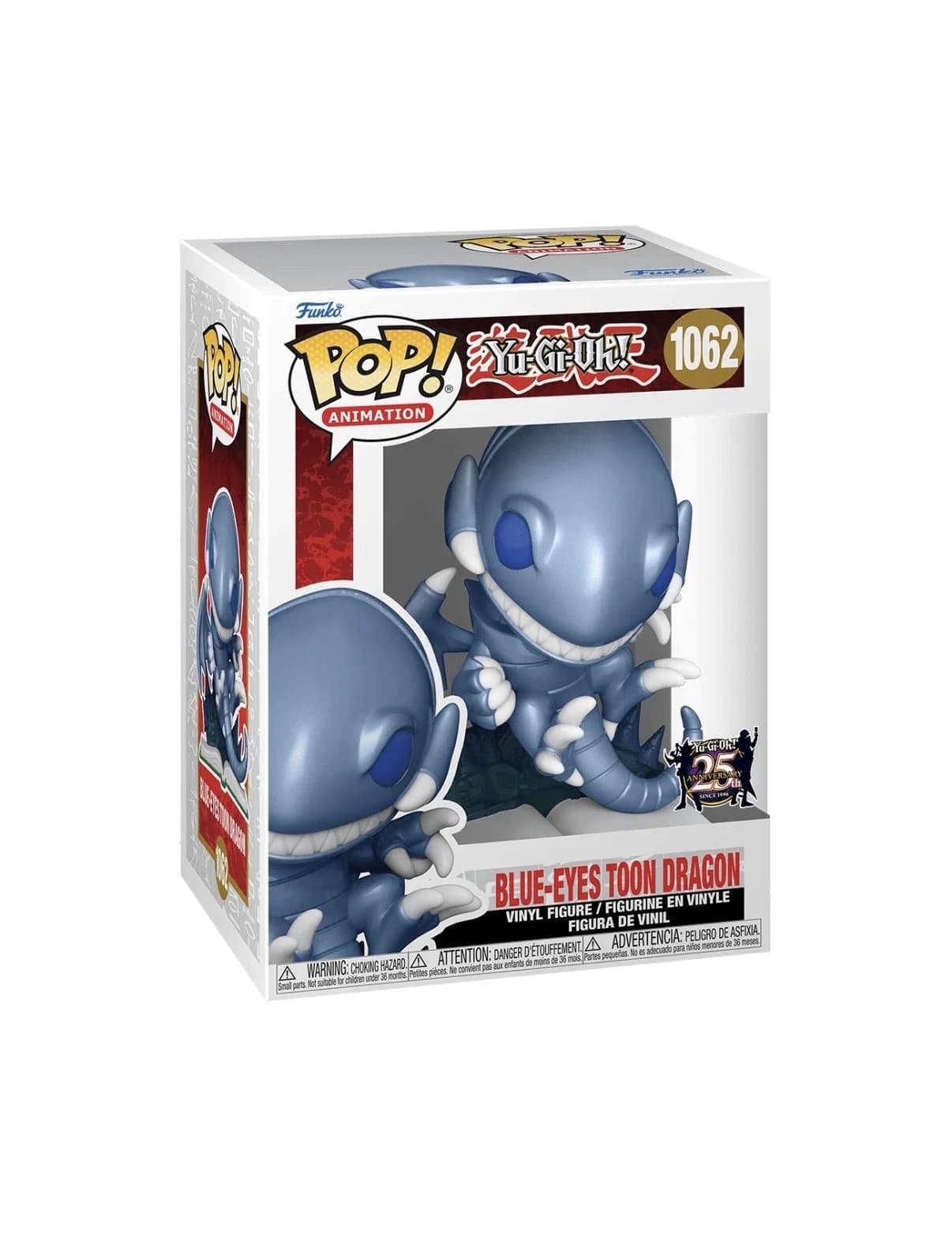 Blue-Eyes Toon Dragon (Metallic) #1062 - Funko Figure - Photo 1