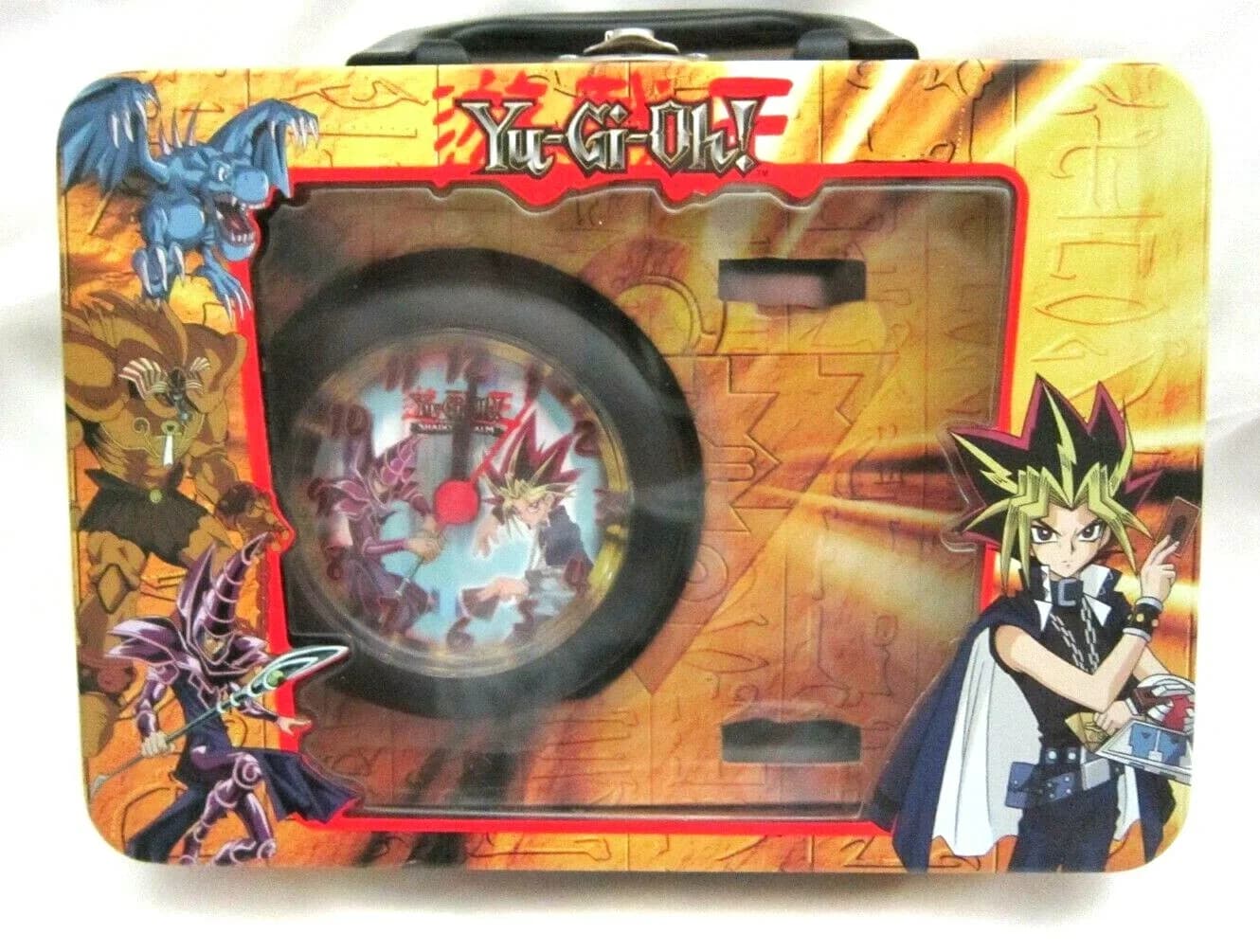 Display Clock in Decorated Tin Box - Clicks LLC. Figure - Photo 1